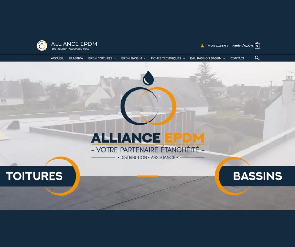 EPDM France Officiel - Membrane Toiture Bassin Fondations