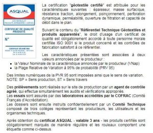 Géotextile Antipoinçonnant pour Toiture à la coupe - ALLIANCE EPDM