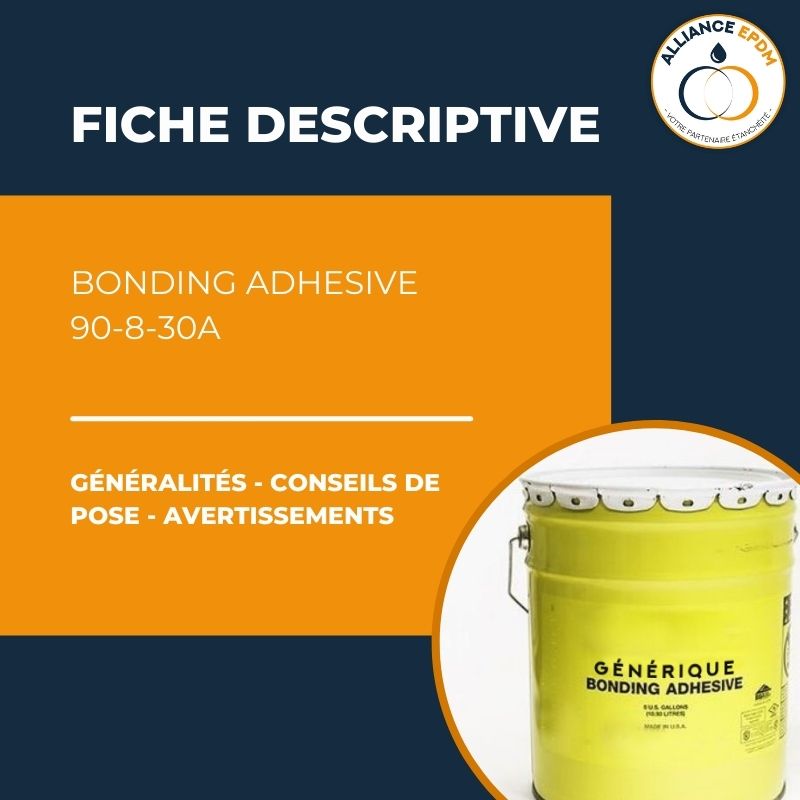 Fiche technique BONDING ADHESIVE 90830A ALLIANCE EPDM