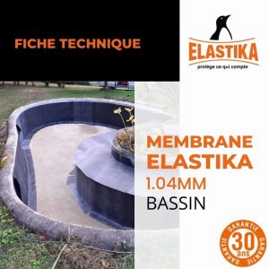 Fiche technique pour la Membrane Elastika bassin 1.04mm