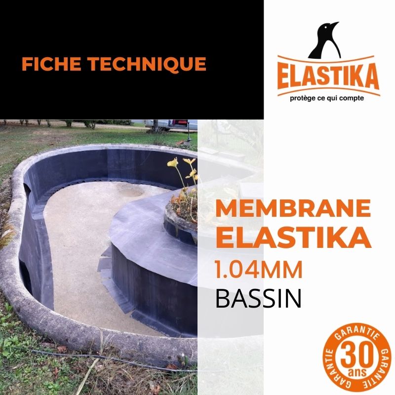 Membrane ELASTIKA Bassin 1.04mm - ALLIANCE EPDM