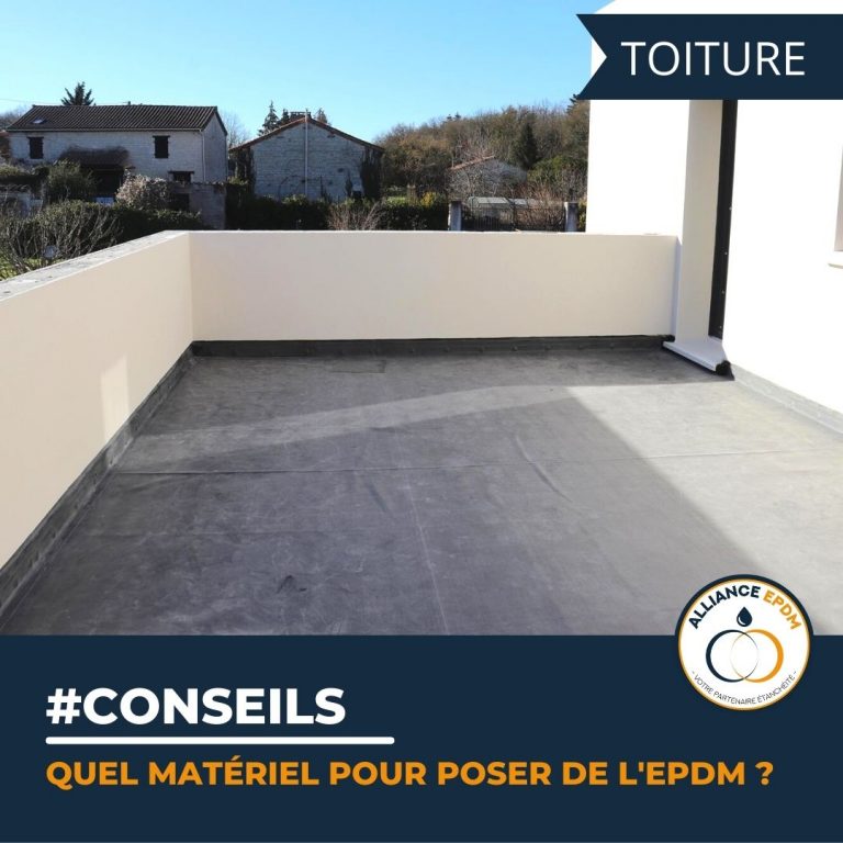 Découvrez dans notre manuel pour toiture quel matériel utiliser pour poser de l'EPDM efficacement. Les produits proposés sont en vente sur notre site.