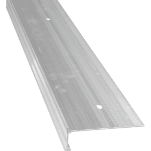 Bande de finition en aluminium brut 3m pour réaliser la finition d'étanchéité d'un bord de toit sans acrotères. EPDM