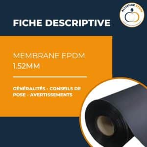 Membrane Bassin ELASTIKA 1.14mm-Largeur 3.05m - ALLIANCE EPDM