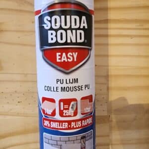 Colle-mousse PU spécial construction Soudabond Easy 1K - Soudal 750ml